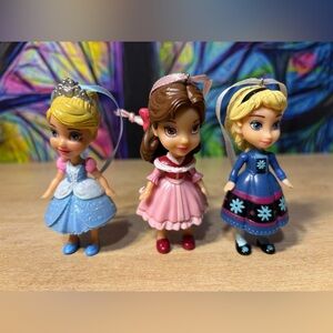 Disney Princess Cinderella Belle Elsa Christmas Ornament